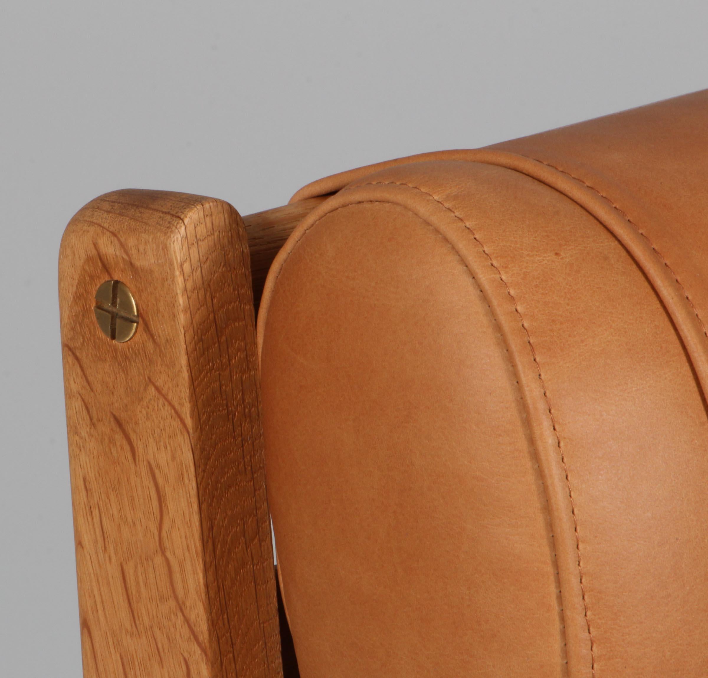 Hans J. Wegner, Chaise longue, modèle 290A, chêne Excellent état - En vente à Esbjerg, DK