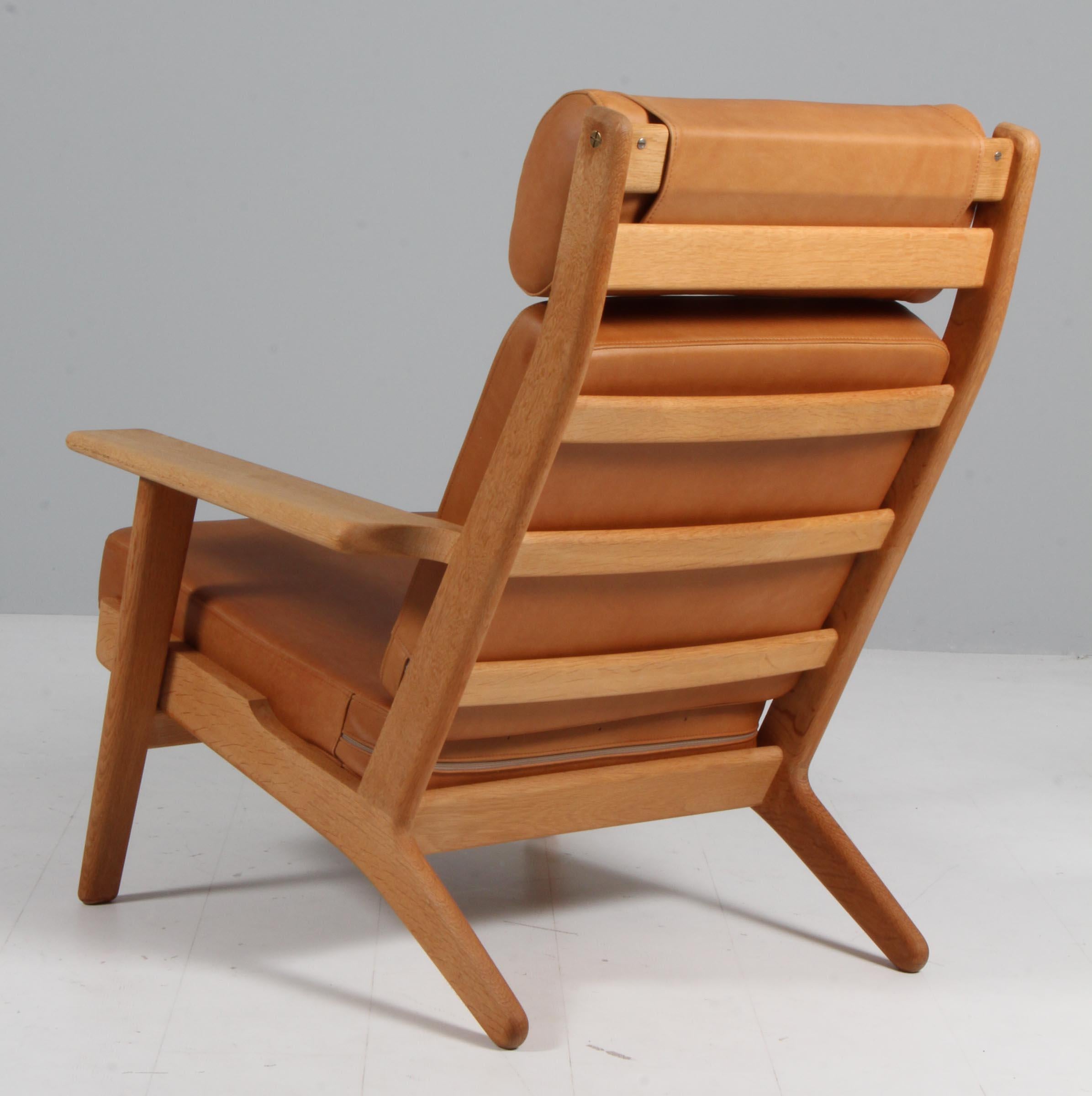 Laine Hans J. Wegner, Chaise longue, modèle 290A, chêne en vente