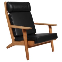 Hans J. Wegner, Lounge Chair, Model 290A, oak