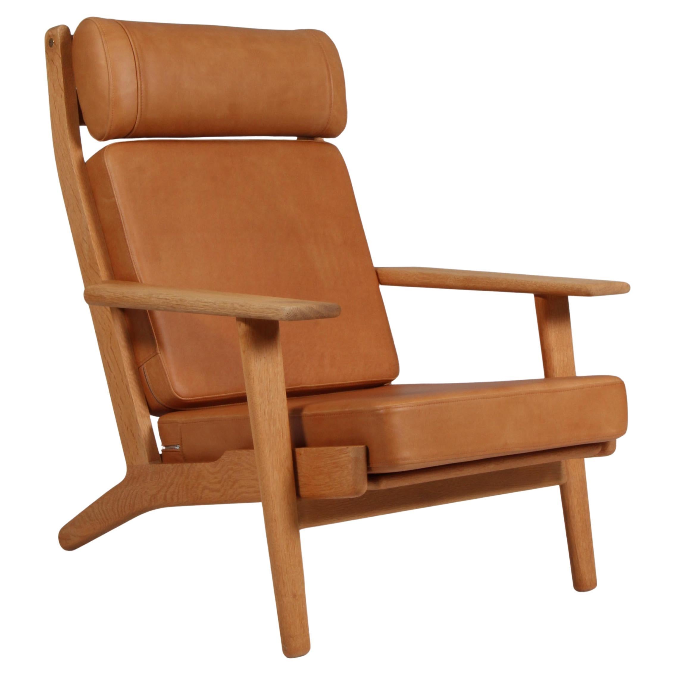 Hans J. Wegner, Lounge Chair, Model 290A, oak