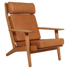 Hans J. Wegner, Lounge Chair, Model 290A, oak