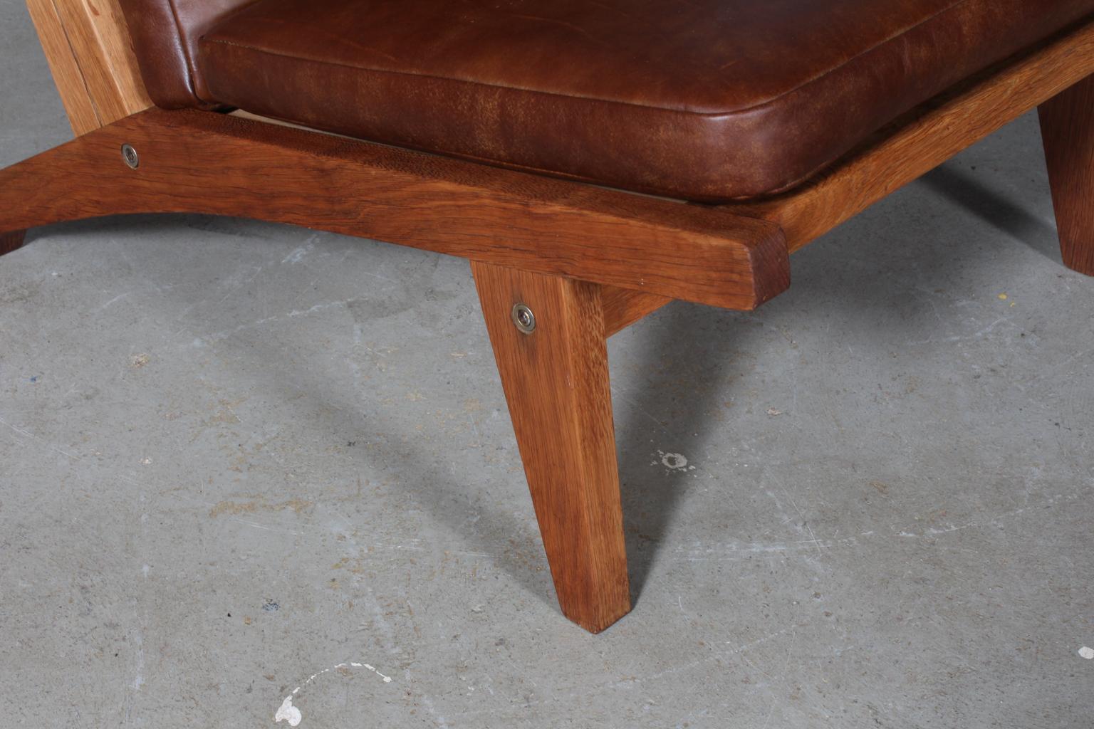 Danish Hans J. Wegner Lounge Chair, Model GE-370
