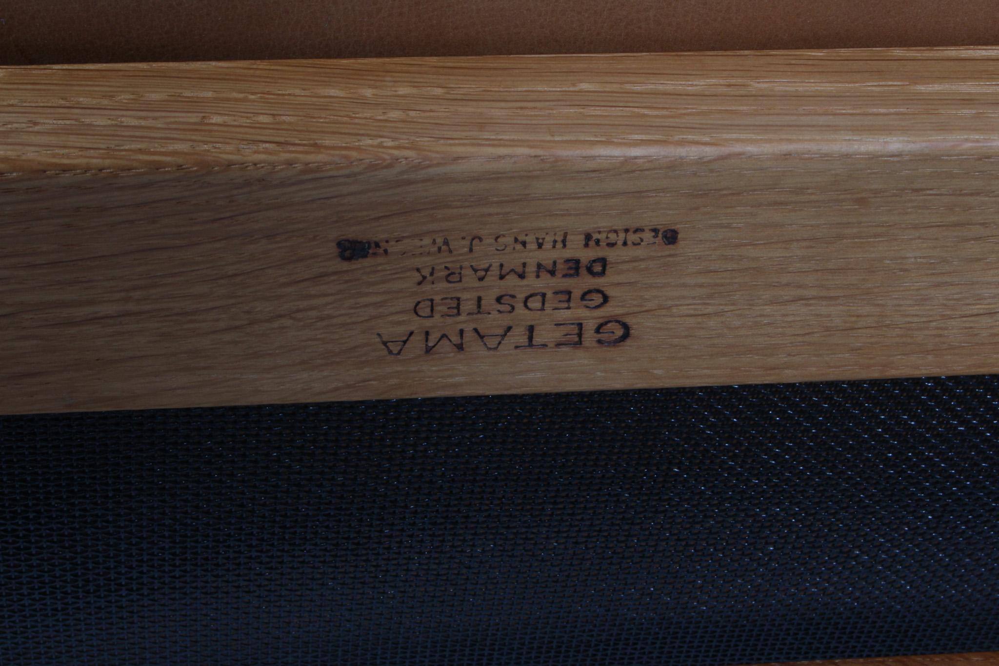Laine Fauteuil de salon Hans J. Wegner, modèle GE-370 en vente