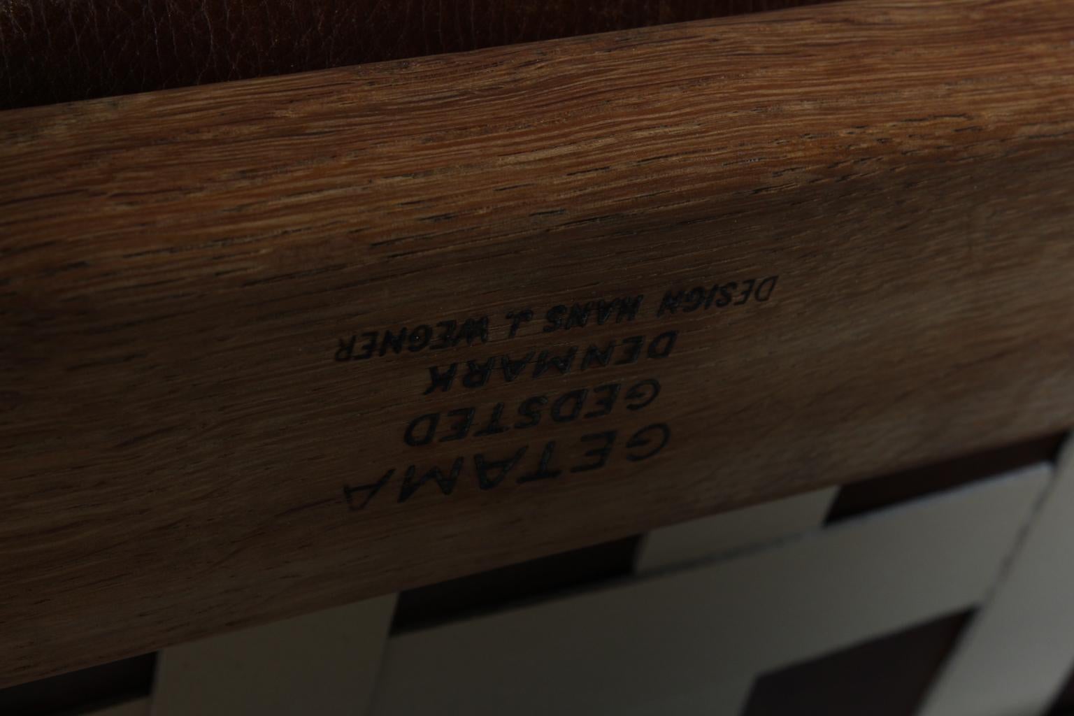 Hans J. Wegner Lounge Chair, Model GE-370 1