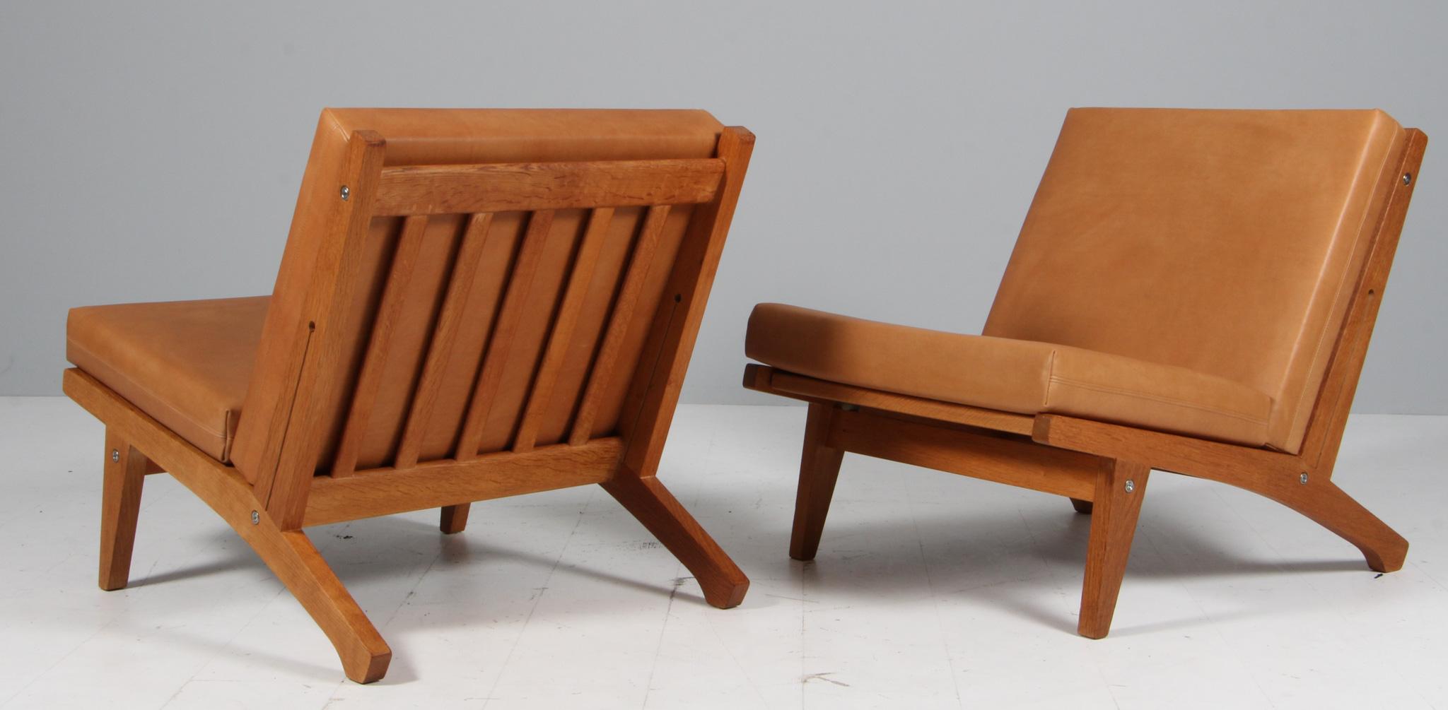 Fauteuil de salon Hans J. Wegner, modèle GE-370 en vente 1