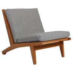 Vintage Hans J. Wegner Lounge Chair, Model GE-370