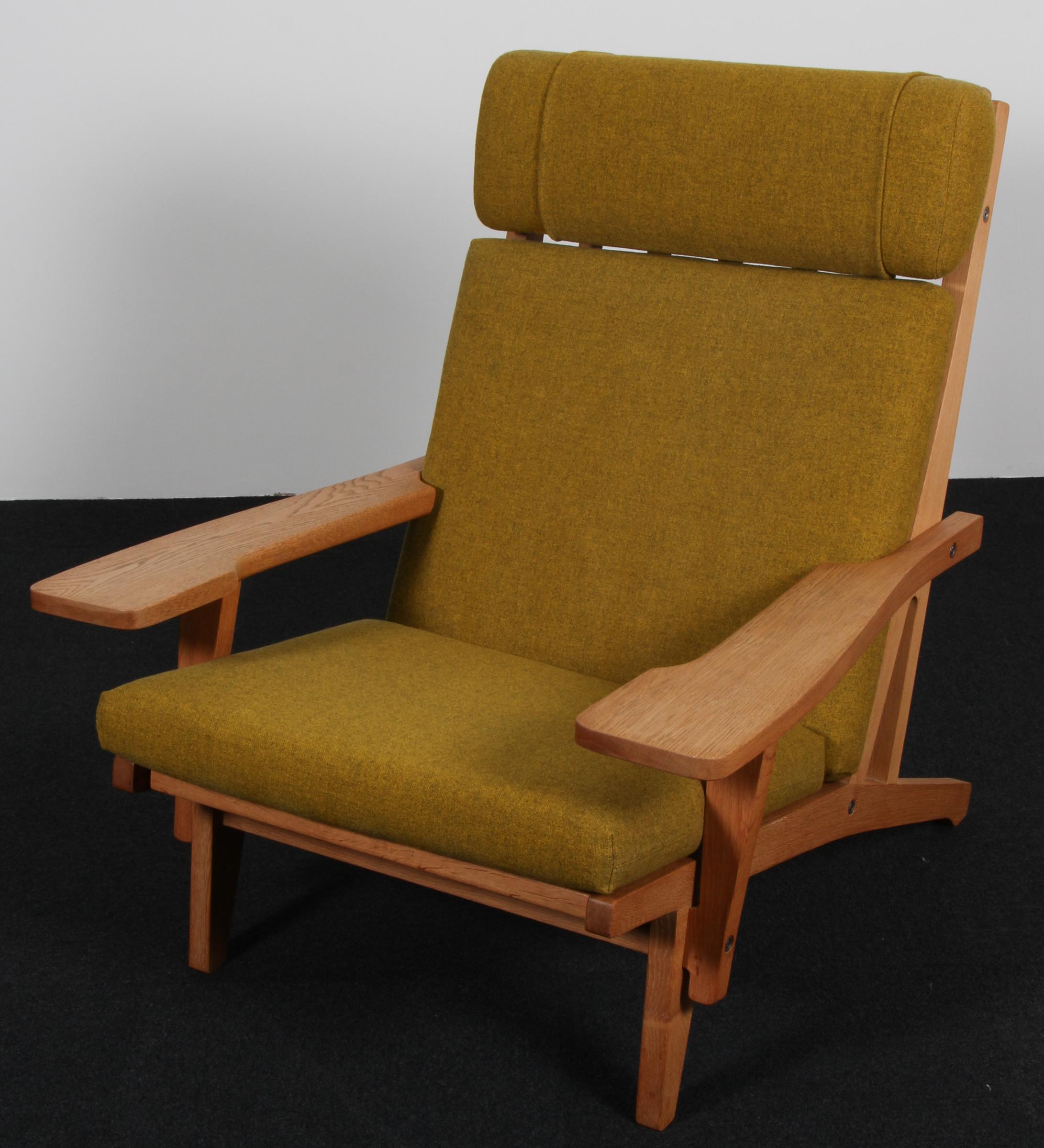 Scandinave moderne Fauteuil de salon Hans J. Wegner, modèle GE-375 en vente