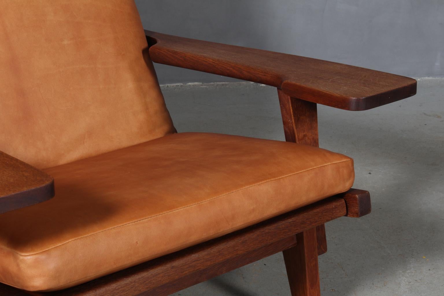 Danish Hans J. Wegner Lounge Chair, Model GE-375