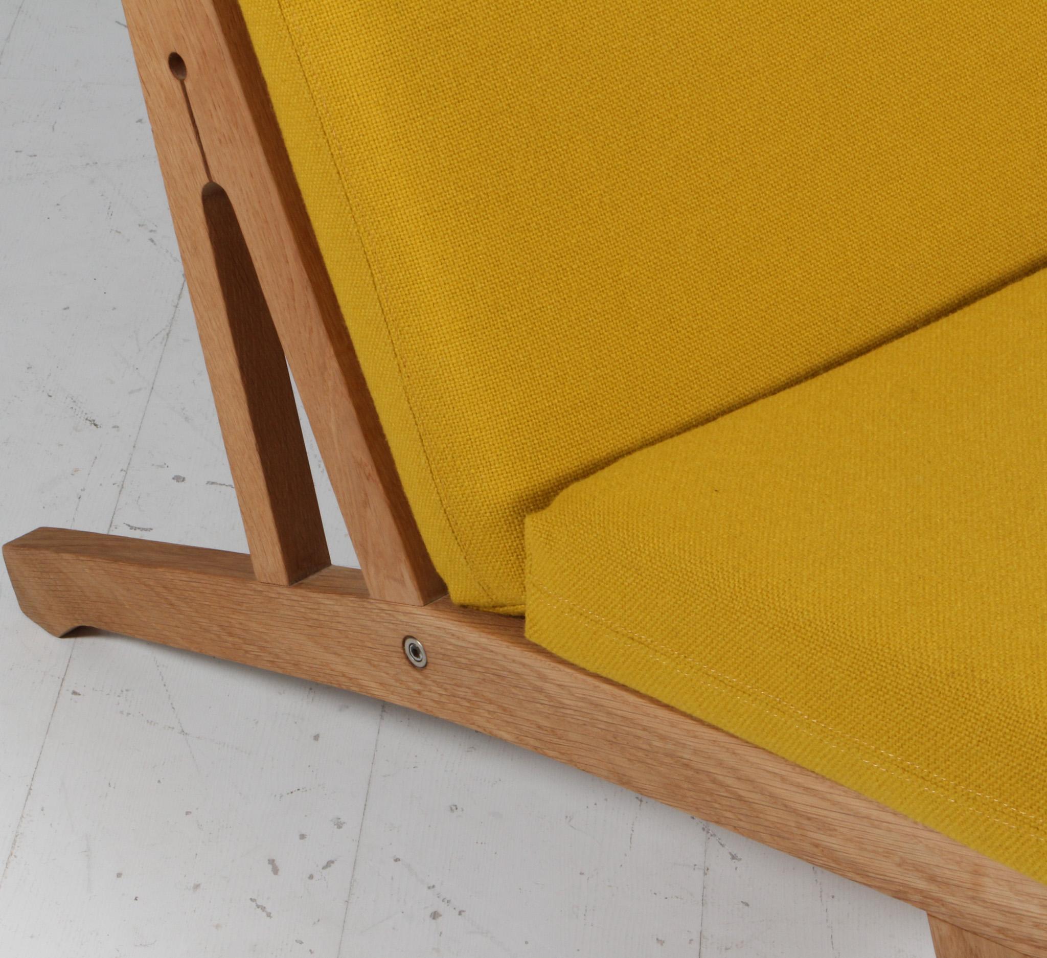 Hans J. Wegner-Loungesessel, Modell GE-375 im Zustand „Gut“ im Angebot in Esbjerg, DK