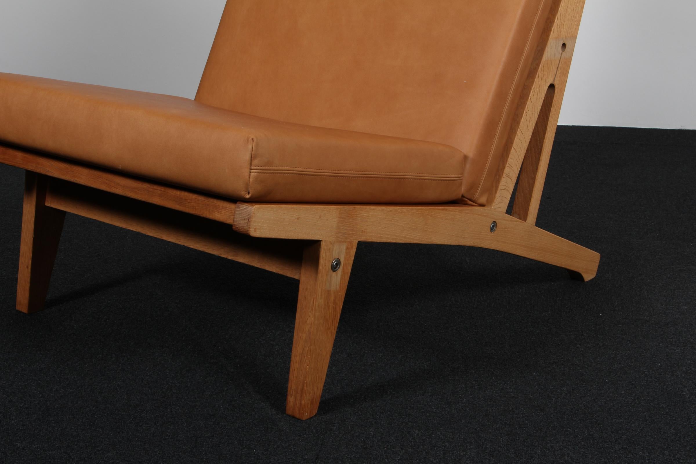 Hans J. Wegner-Loungesessel, Modell GE-375 im Zustand „Gut“ im Angebot in Esbjerg, DK
