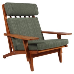 Vintage Hans J. Wegner Lounge Chair, Model GE-375