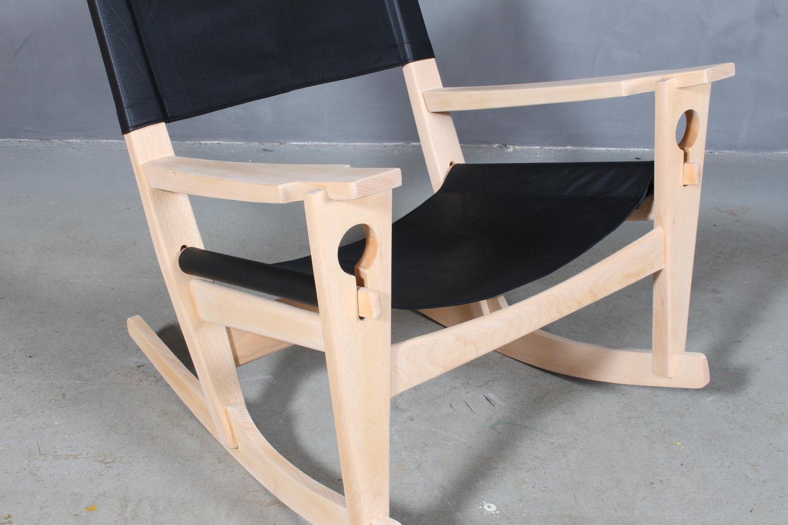 Danish Hans J. Wegner Lounge Chair / Rocking Chair For Sale