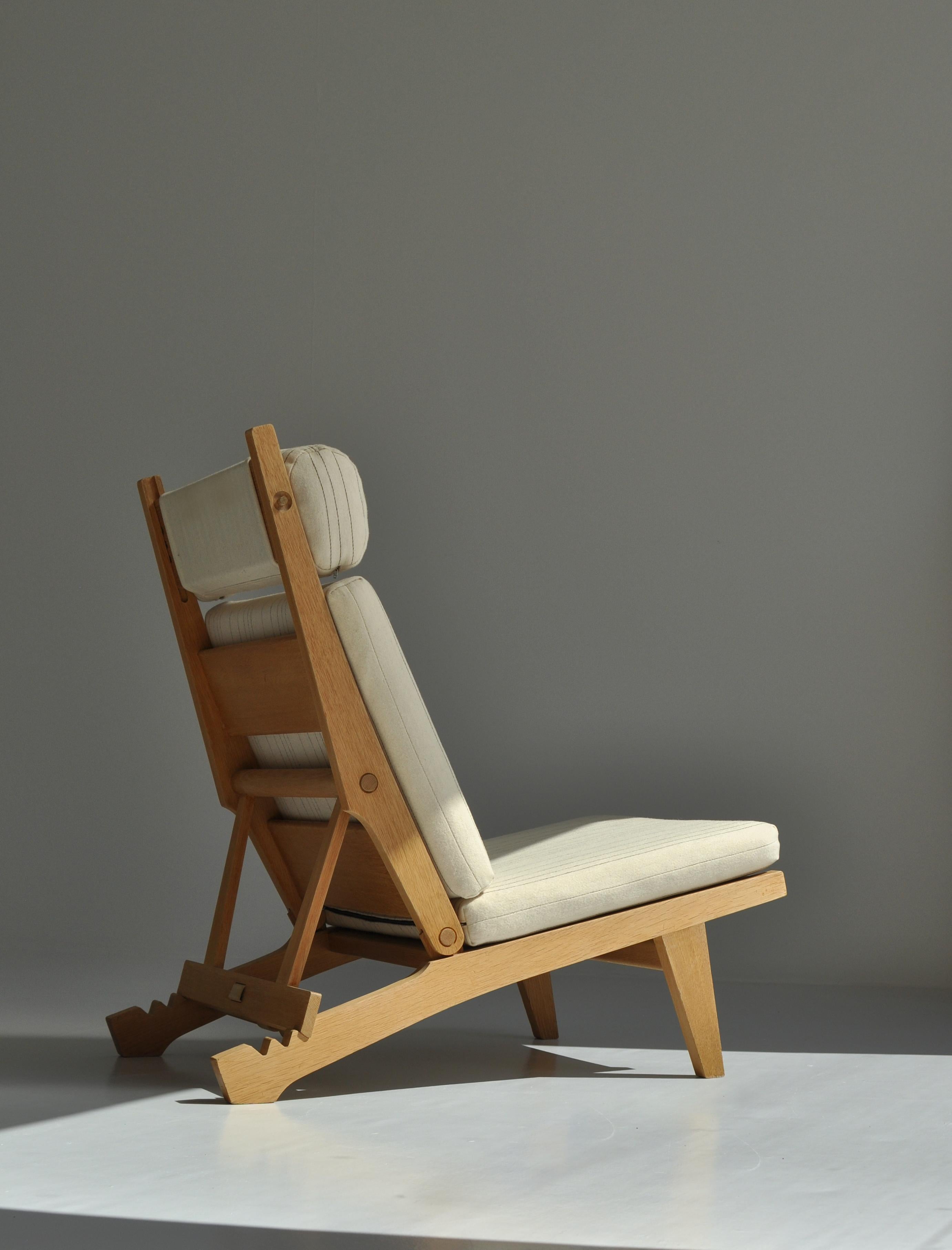 Danish Hans J. Wegner Lounge Chairs 