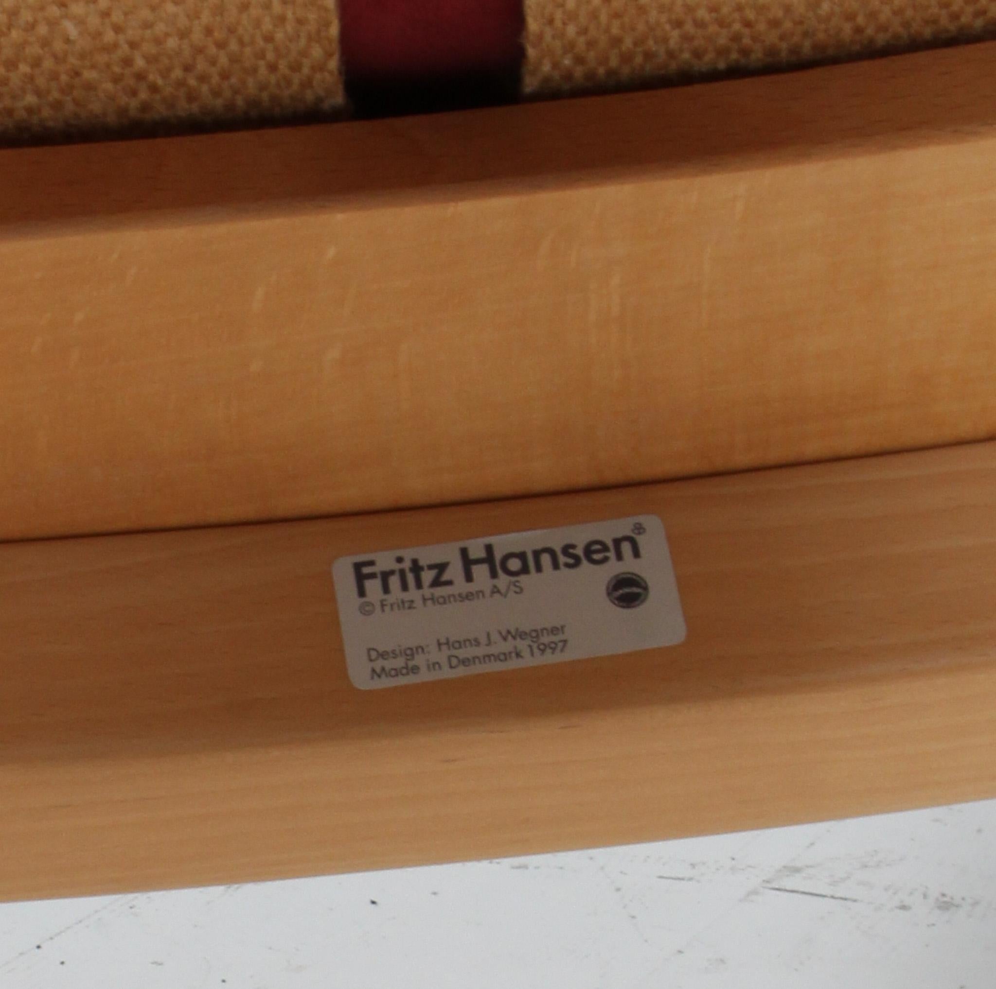 Mid-20th Century Hans J. Wegner Lounge or Armchair For Sale