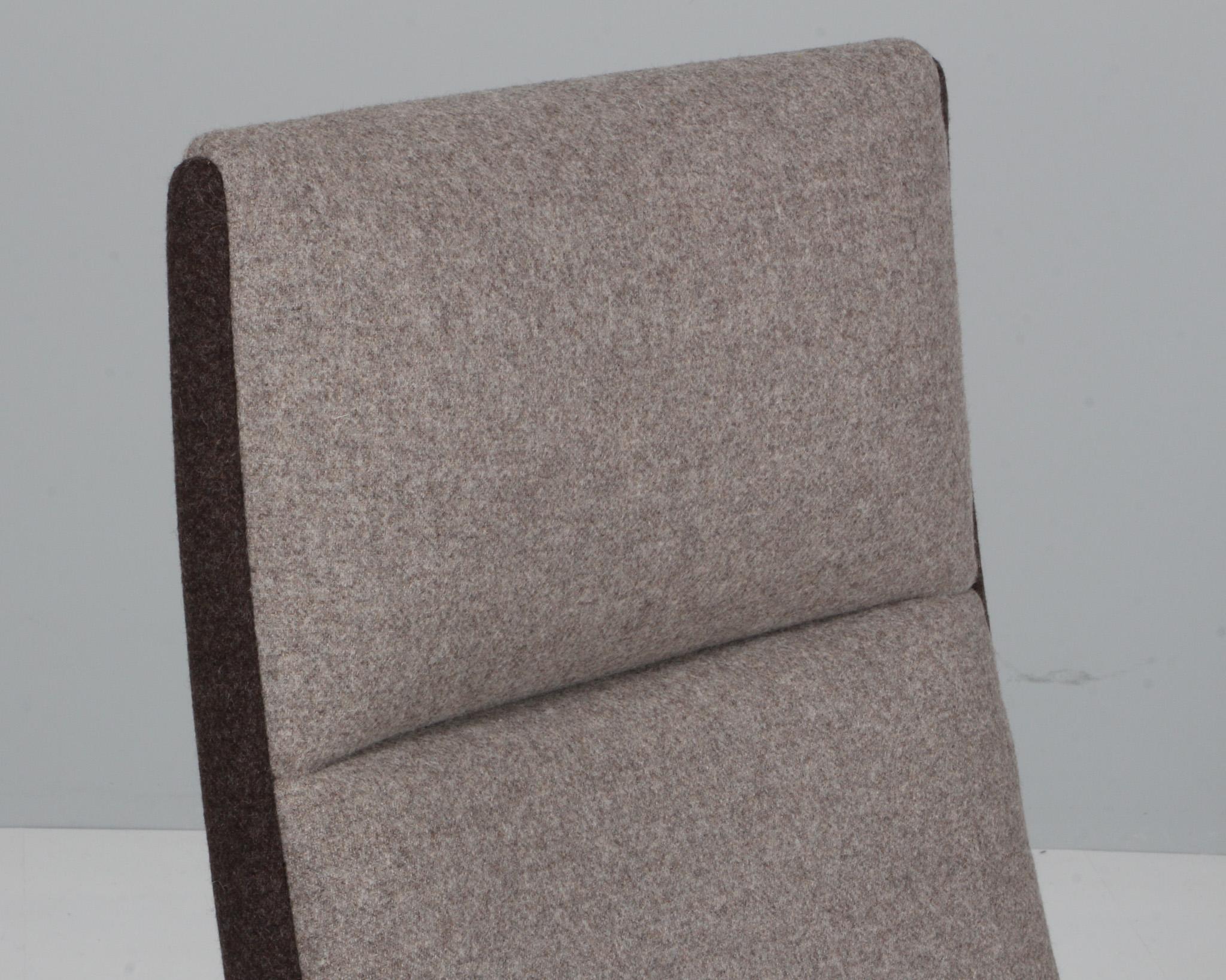 Scandinavian Modern Hans J. Wegner, Model Ge-260, Oak and Wool, 1960s