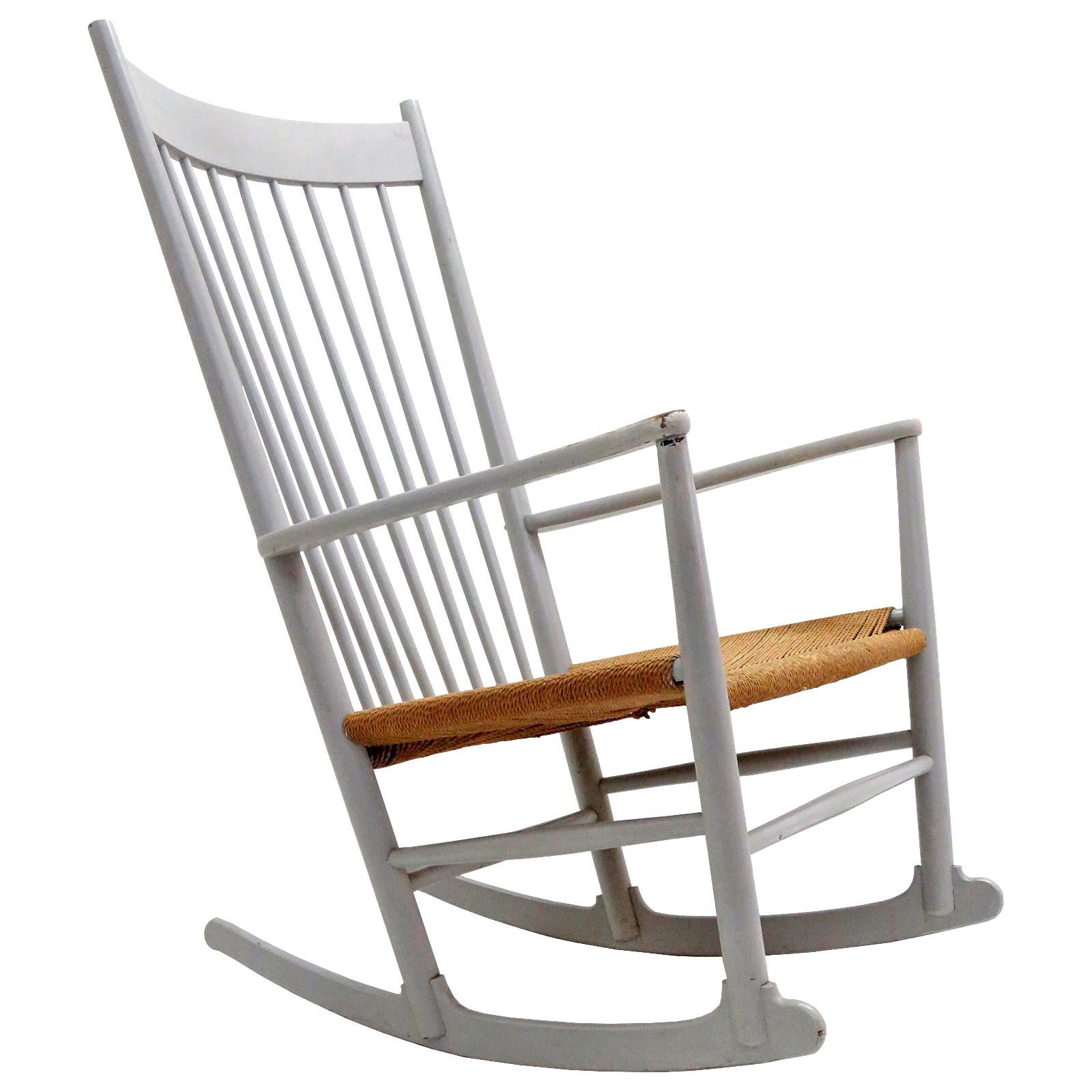 Hans J. Wegner Model J16 Rocking Chair, 1961