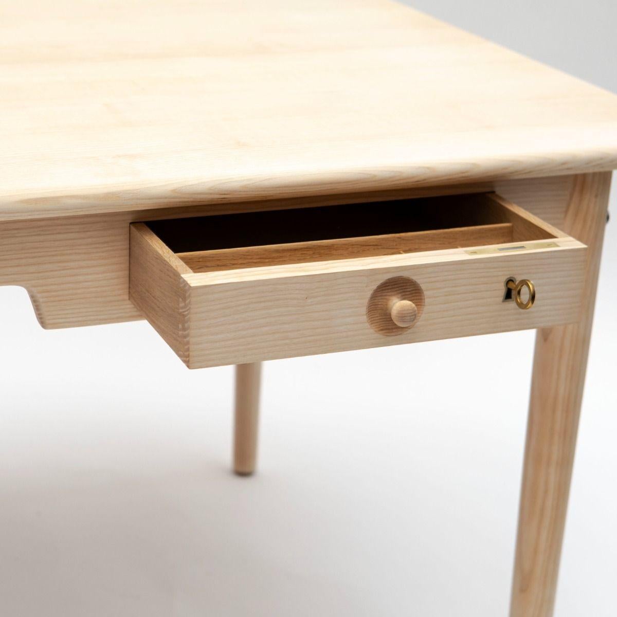 Hans J. Wegner Modell PP 312 Eschenholz-Schreibtisch, entworfen für PP Møbler, 1980'. im Angebot 5
