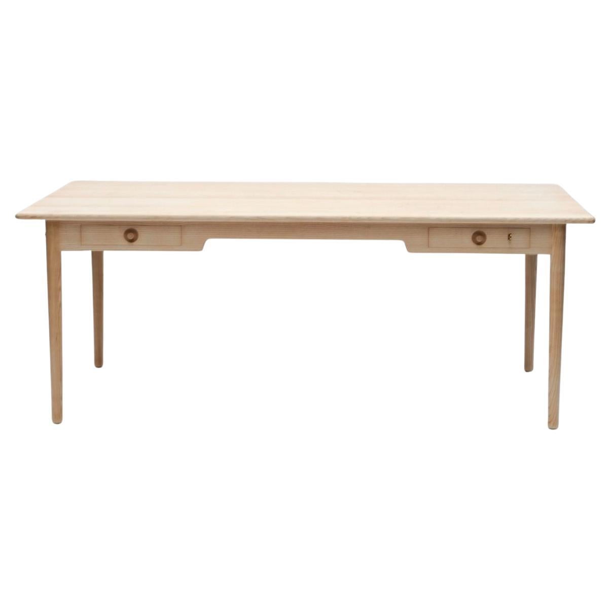 Hans J. Wegner Model PP 312 Ash Wood Writing Desk, Designed for PP Møbler, 1980'