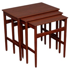 Hans J. Wegner Nesting Tables for Andreas Tuck