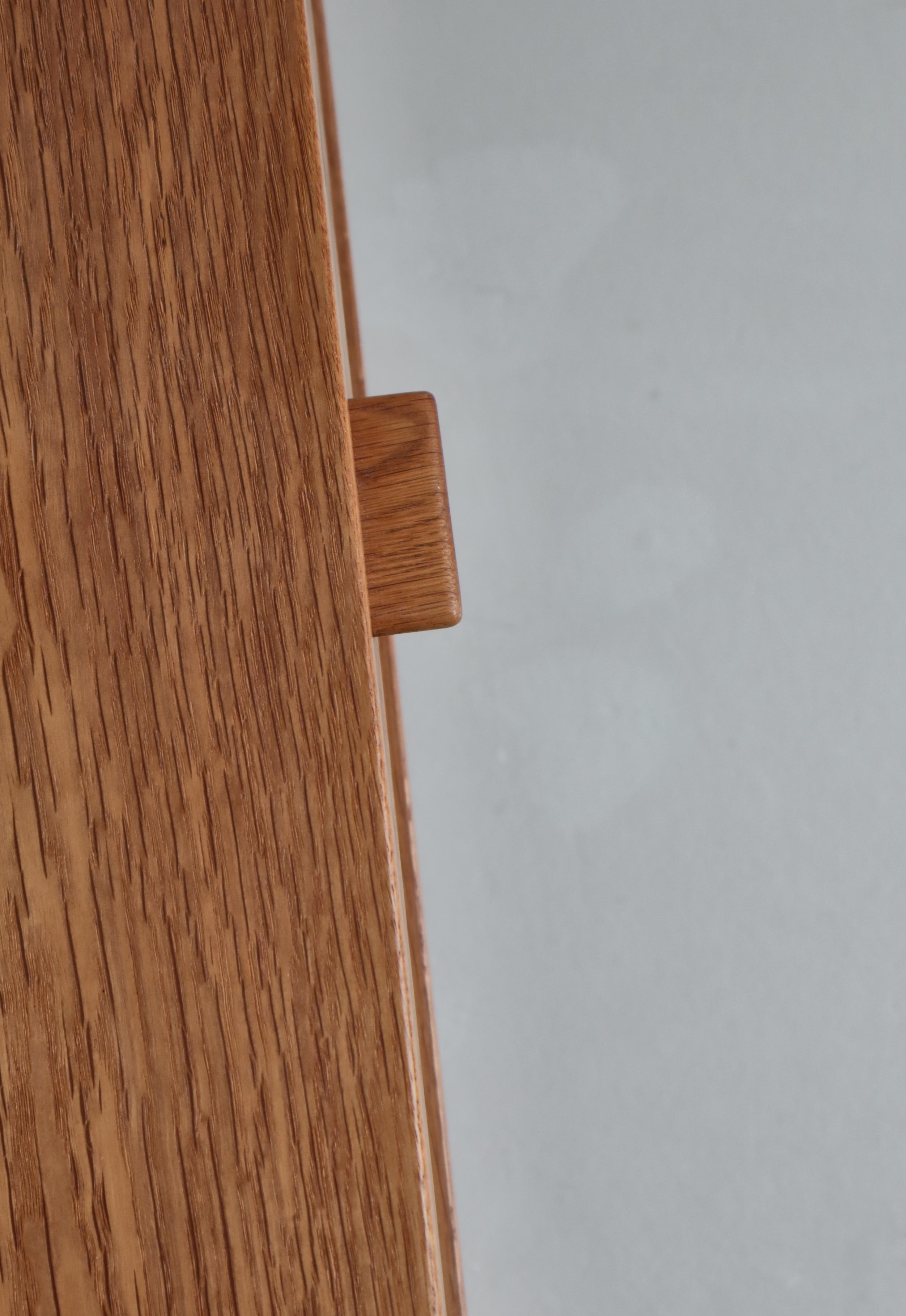 Hans J. Wegner Oak Bedside Tables 