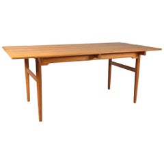 Hans J. Wegner Oak Dining Table for Andreas Tuck in Denmark, 1950