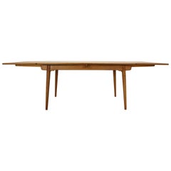 Hans J. Wegner Oak Extendable Dining Table AT-312 for Andreas Tuck, Denmark