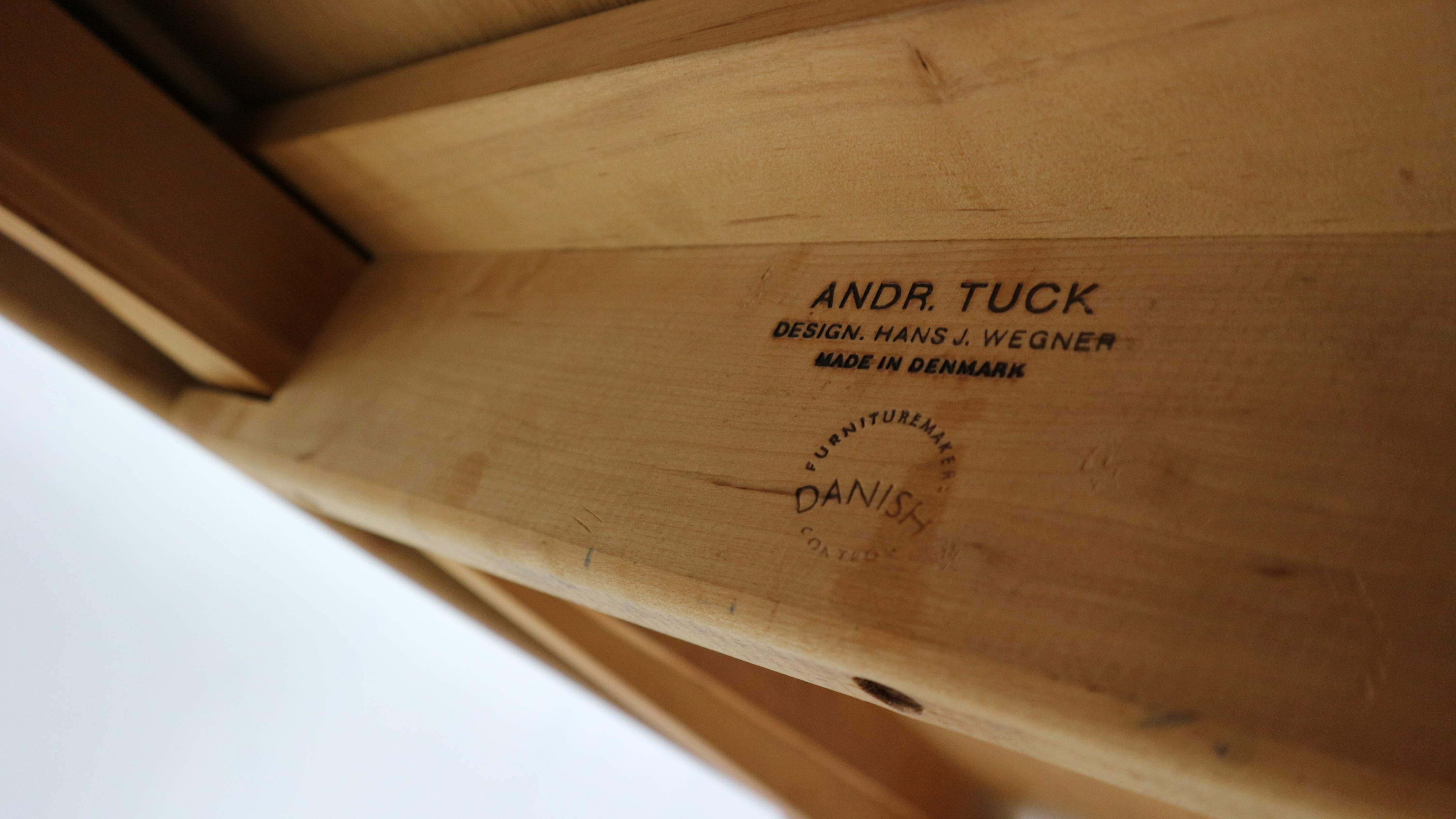 Hans J. Wegner Oak Extendable Dining Table AT-312 for Andreas Tuck, Denmark 3