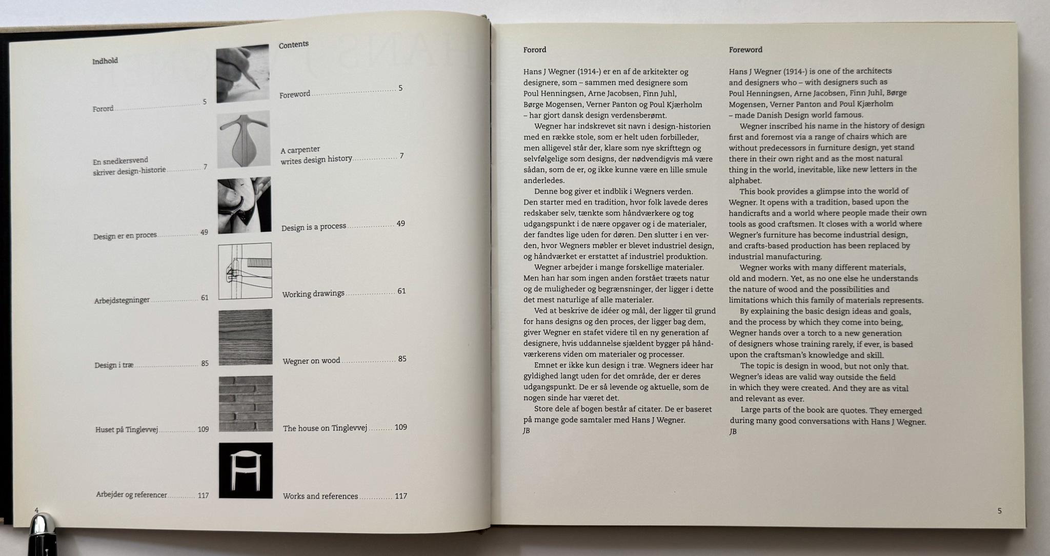 Hans J. Wegner Om Design finales del siglo XX en venta