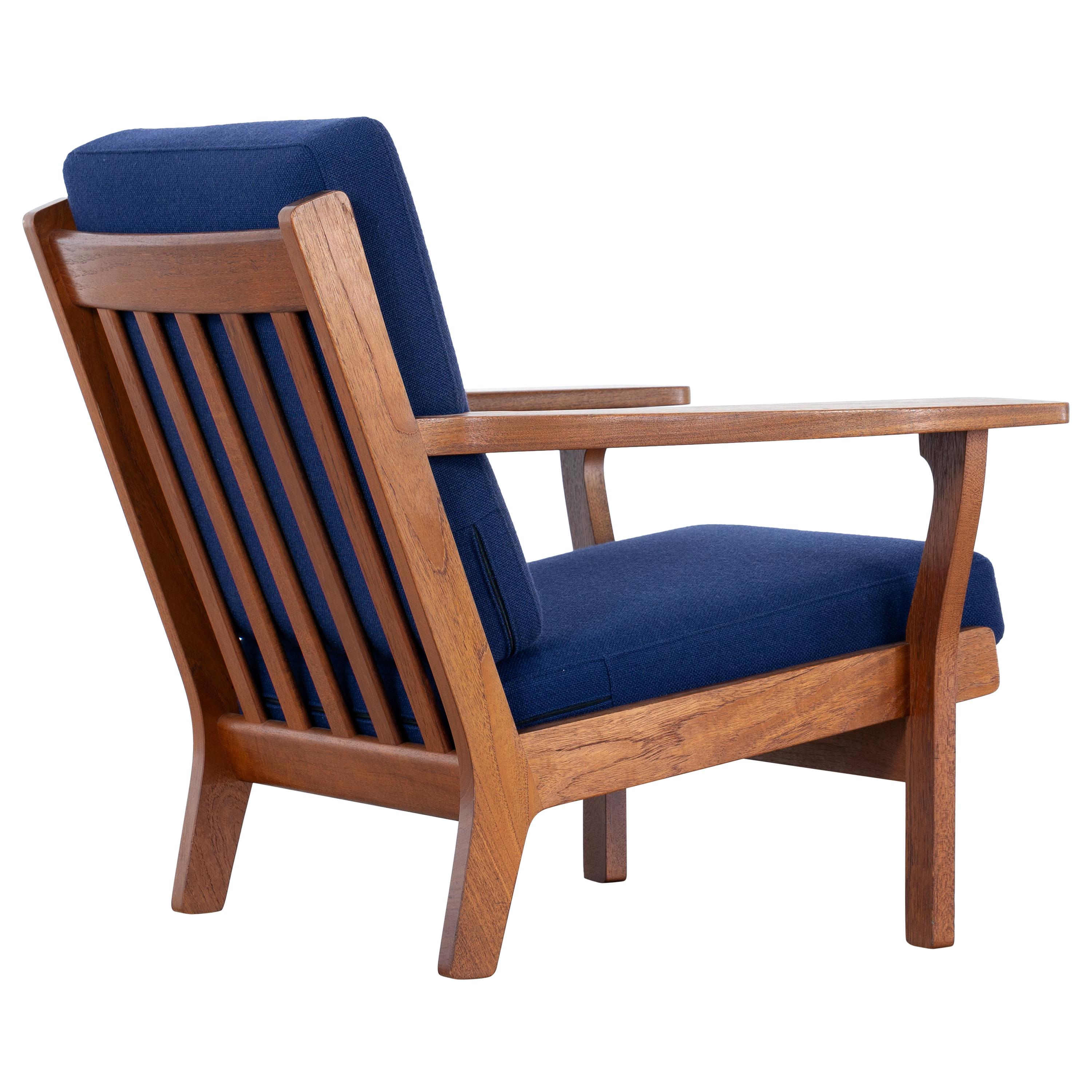 Hans J. Wegner, Original 1956, Lounge Chair Armchair GE-320 by GETAMA, Denmark
