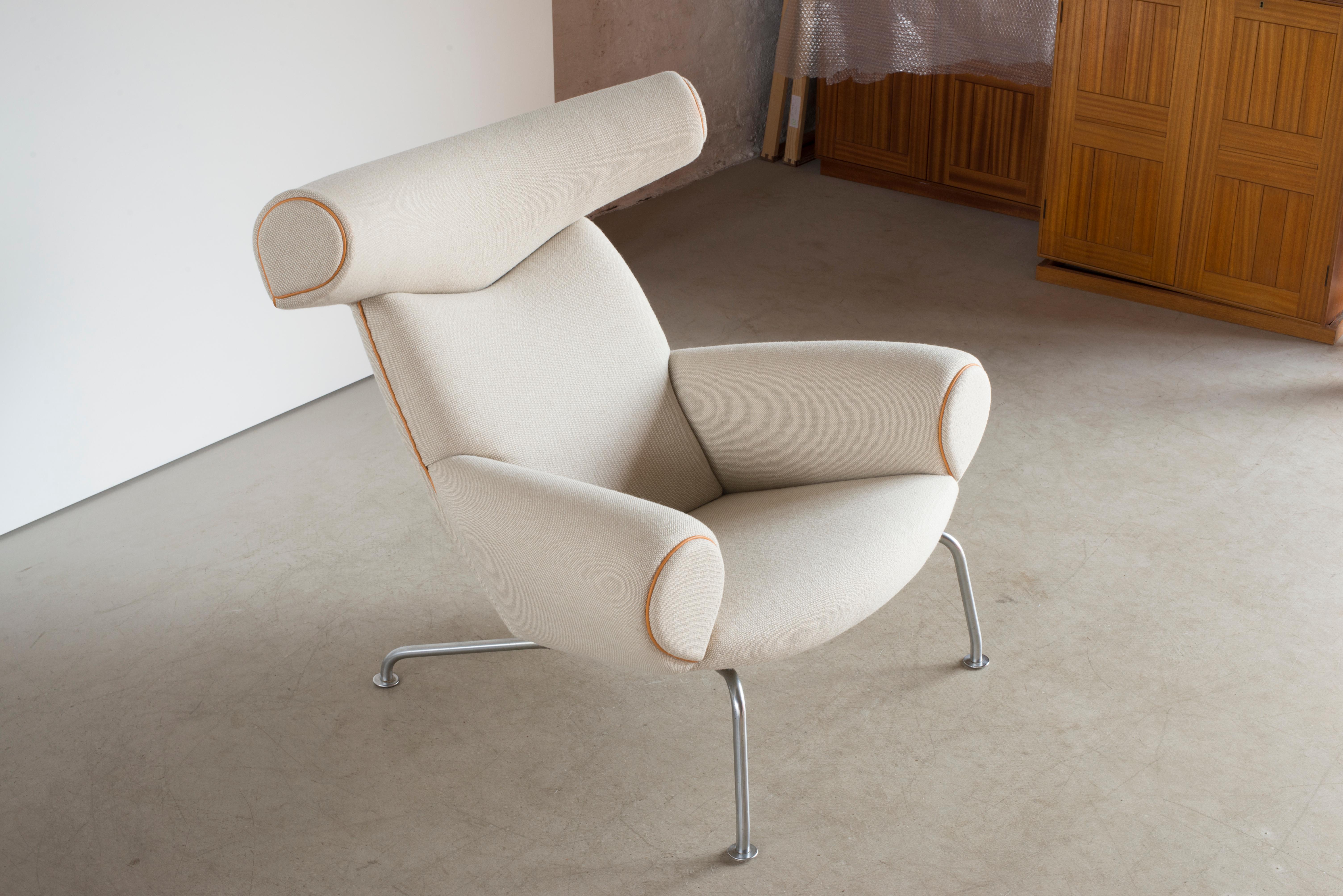 Acier Chaise Ox-Chair de Hans J. Wegner pour AP-Stolen