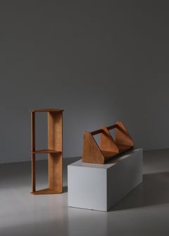 Hans J. Wegner Pareja de grandes estanterías de pared en roble Ry Mobler, Dinamarca, años 50