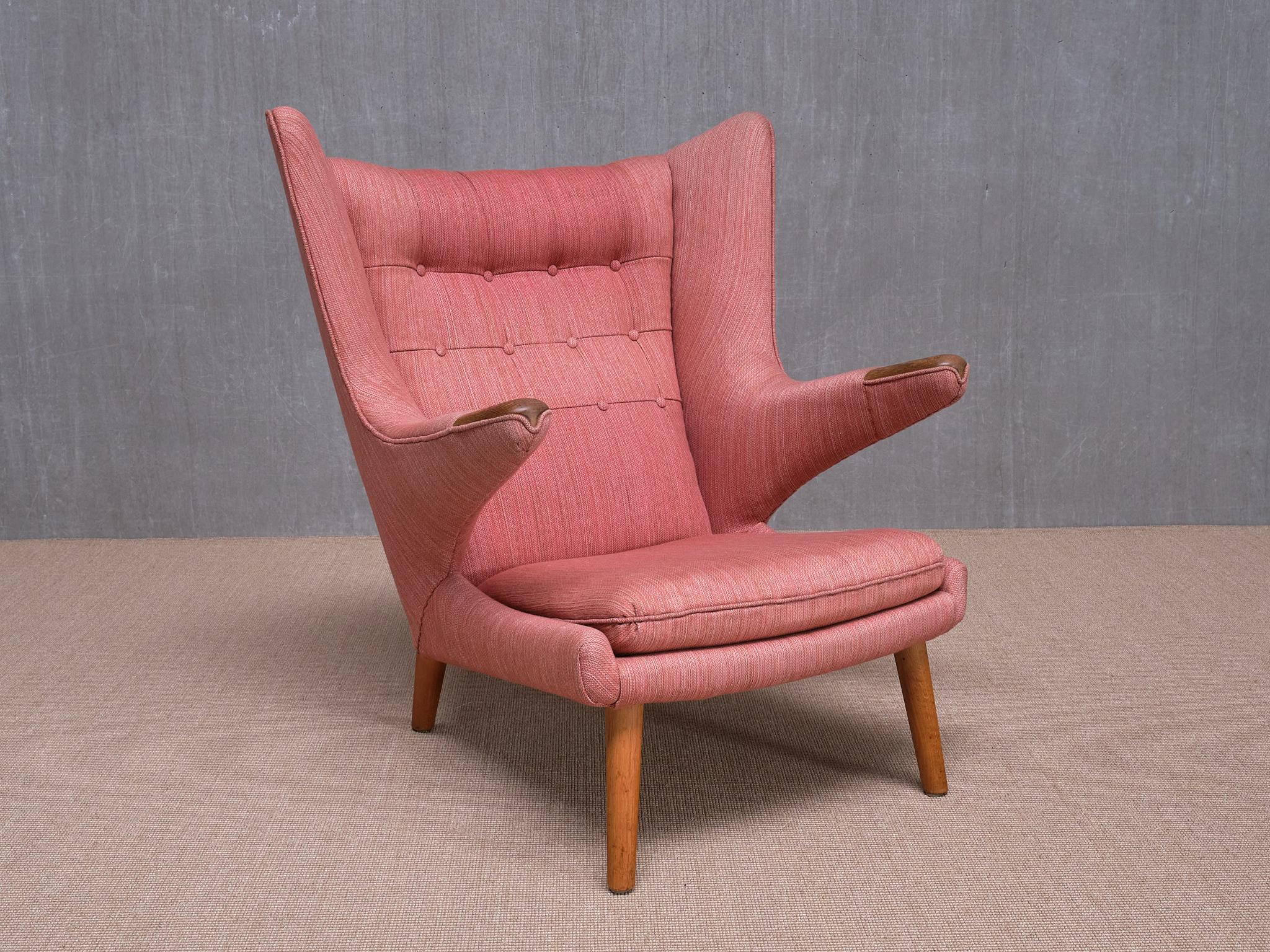 Mid-20th Century Hans J. Wegner 'Papa Bear' Armchair, A.P. Stolen, Denmark, 1963 For Sale