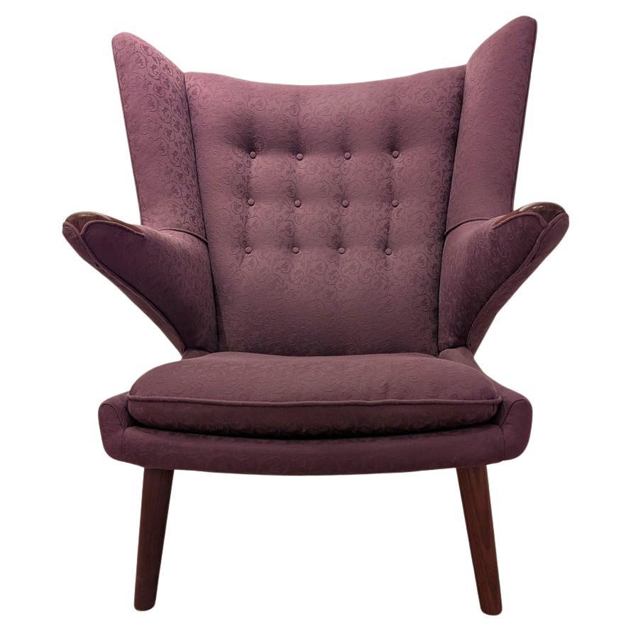 Fauteuilapa Bear de Hans J. Wegner, A.P. Volé, Danemark Avec Ottoman