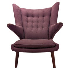 Fauteuilapa Bear de Hans J. Wegner, A.P. Volé, Danemark Avec Ottoman