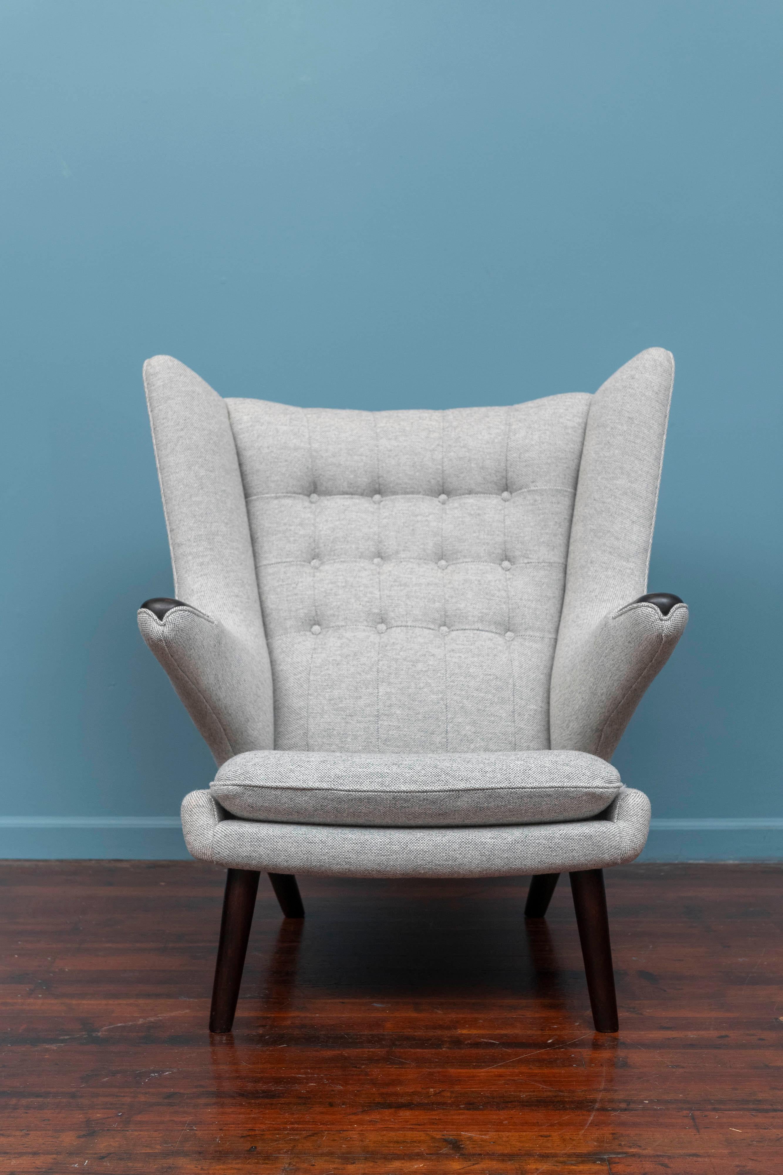 Scandinavian Modern Hans J. Wegner Papa Bear Chair for AP Stolen For Sale