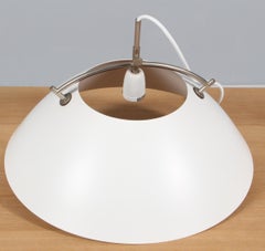 Hans J. Wegner Pendant in white aluminium