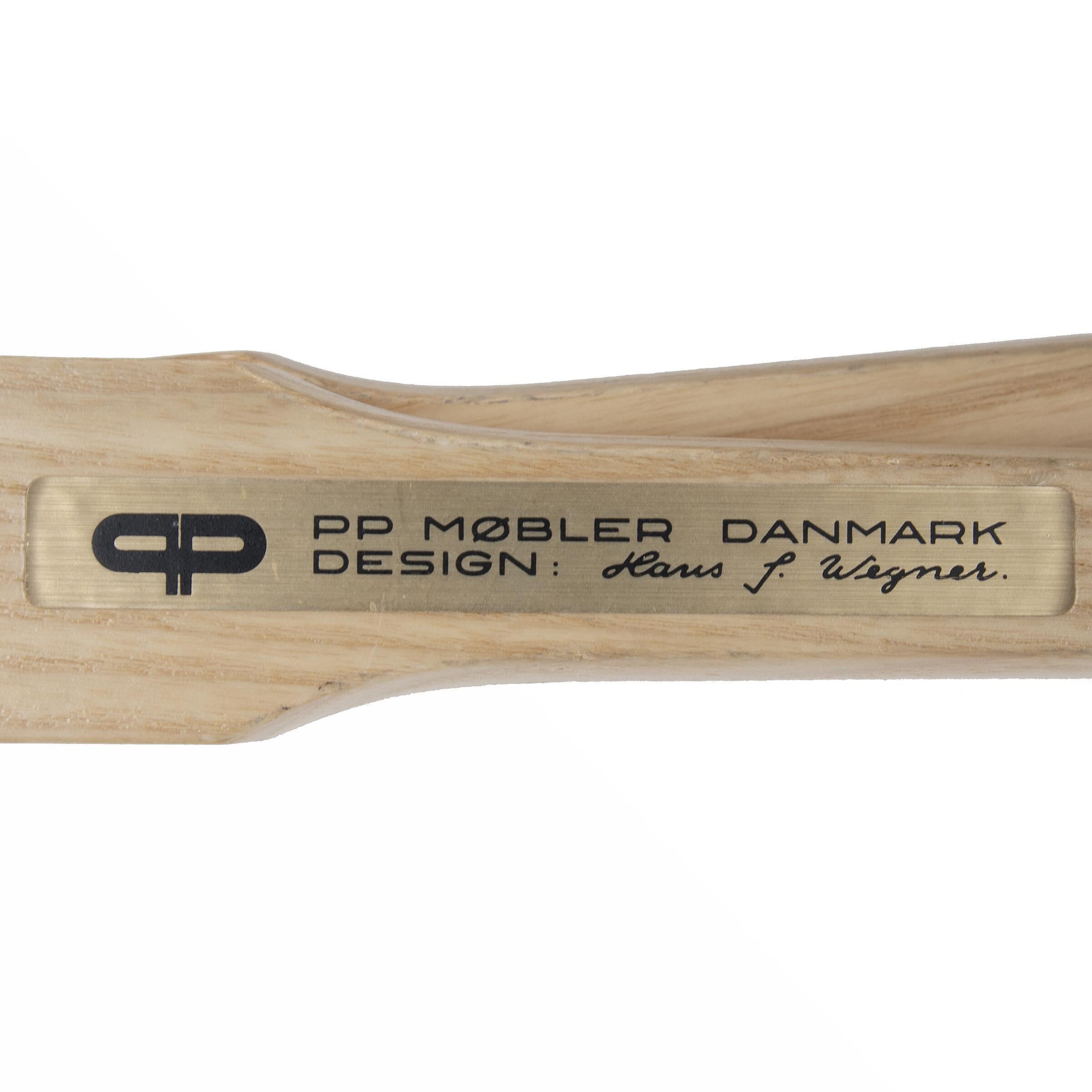 Danish Hans J. Wegner: “PP 35” Solid Ash Wood Tray Table