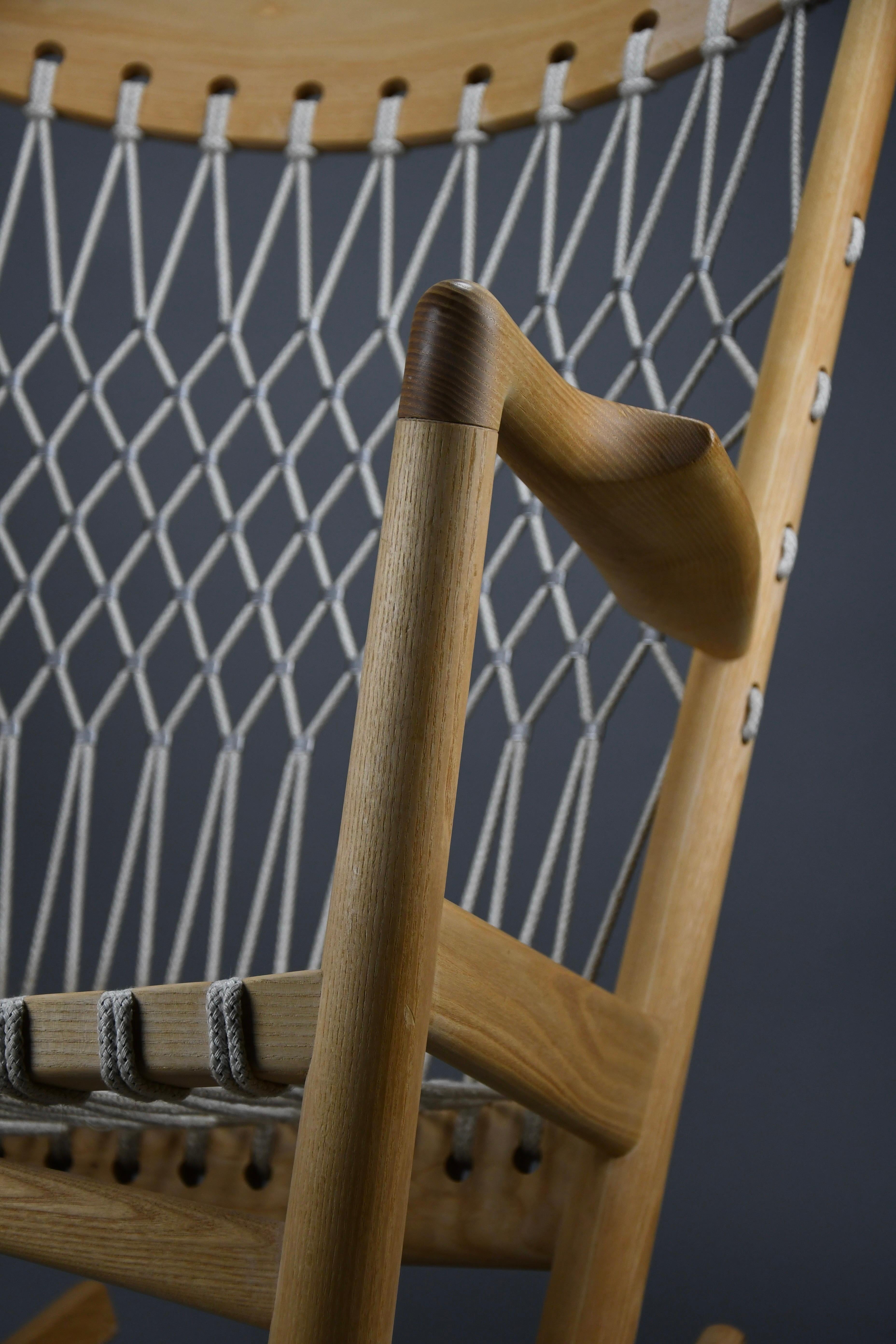 Sedia a dondolo Hans J. Wegner PP124 - 1984 - PP Møbler, Danimarca in vendita 4