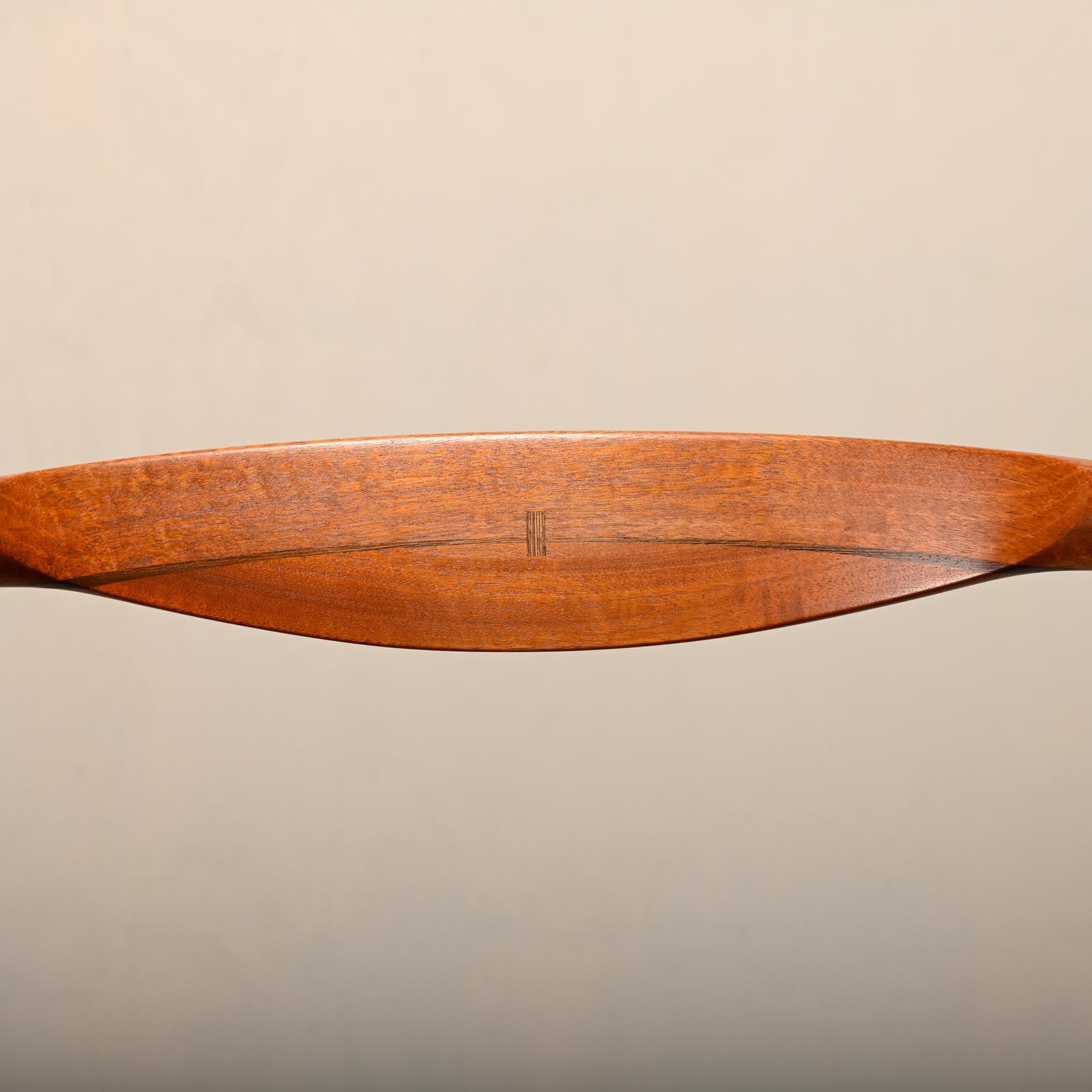 Hans J. Wegner PP203 Esszimmerstühle in Mahagoni und rotem Leder für PP Møbler im Angebot 5