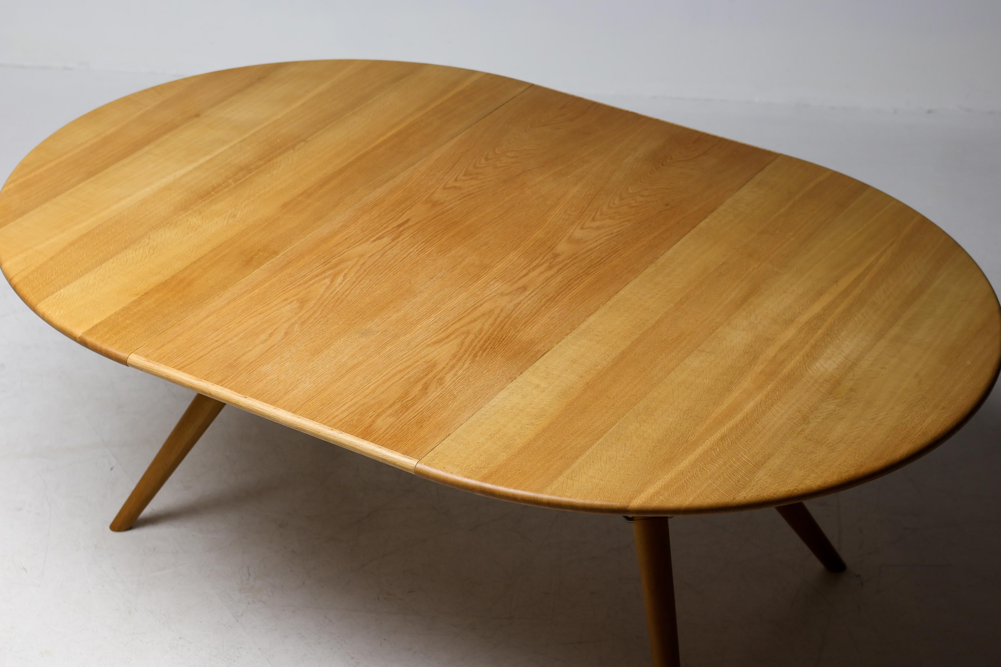 Danish Hans J. Wegner PP75 Extendable Dining Table in Oak For Sale
