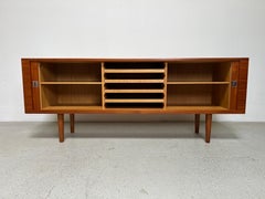 Hans J. Wegner "President" Teak Tambour-Door Credenza