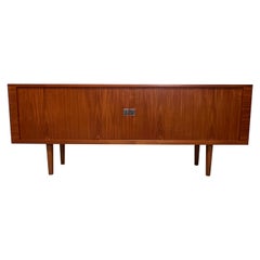 Hans J. Wegner "President" Teak Tambour-Door Credenza