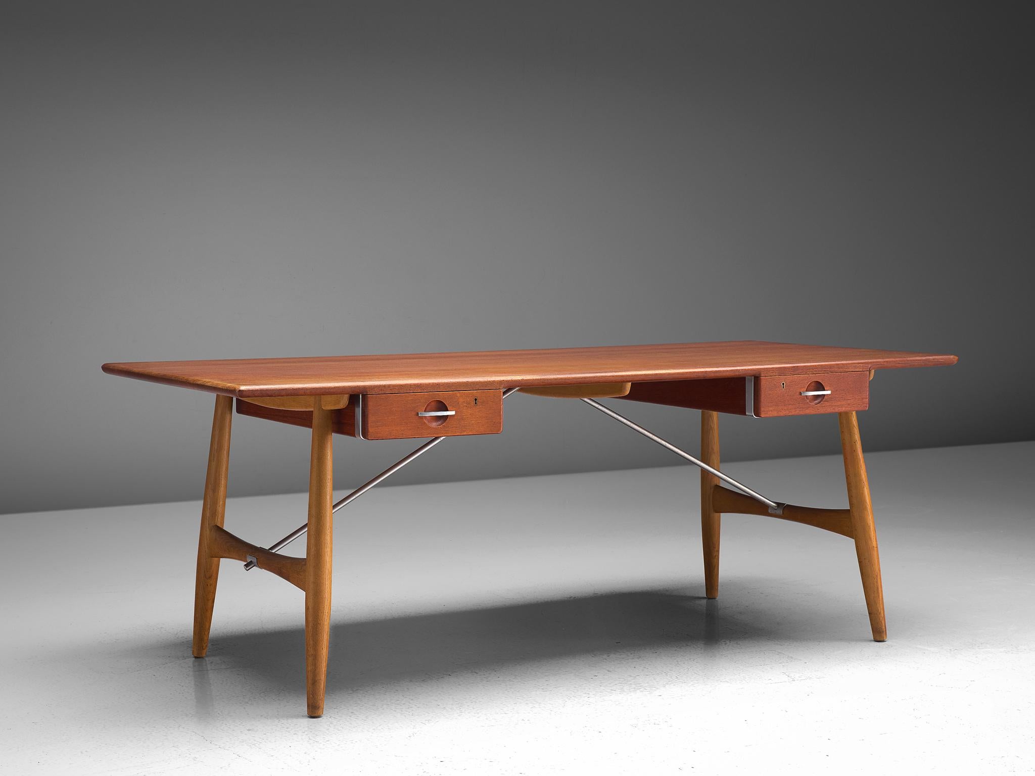 Scandinavian Modern Hans J. Wegner Rare 'JH572' Architect's Desk, 1953