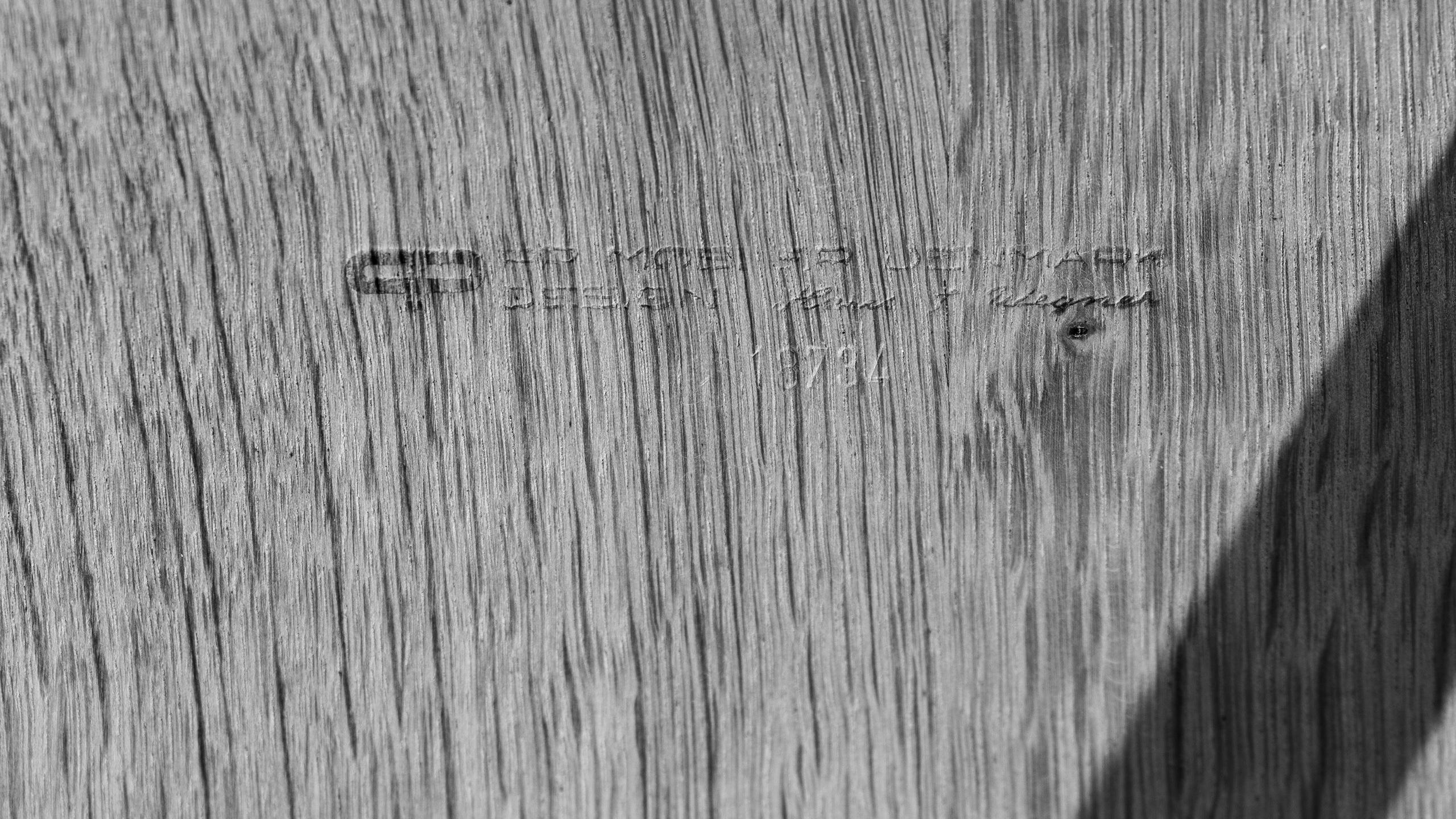 Hans J. Wegner - rare PP571 Architect's Desk in soaped oak, 1953 for PP Møbler 12