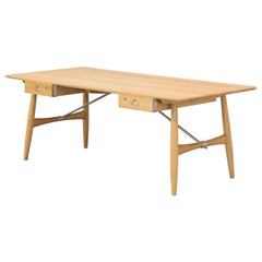 Hans J. Wegner - rare PP571 Architect's Desk in soaped oak, 1953 for PP Møbler