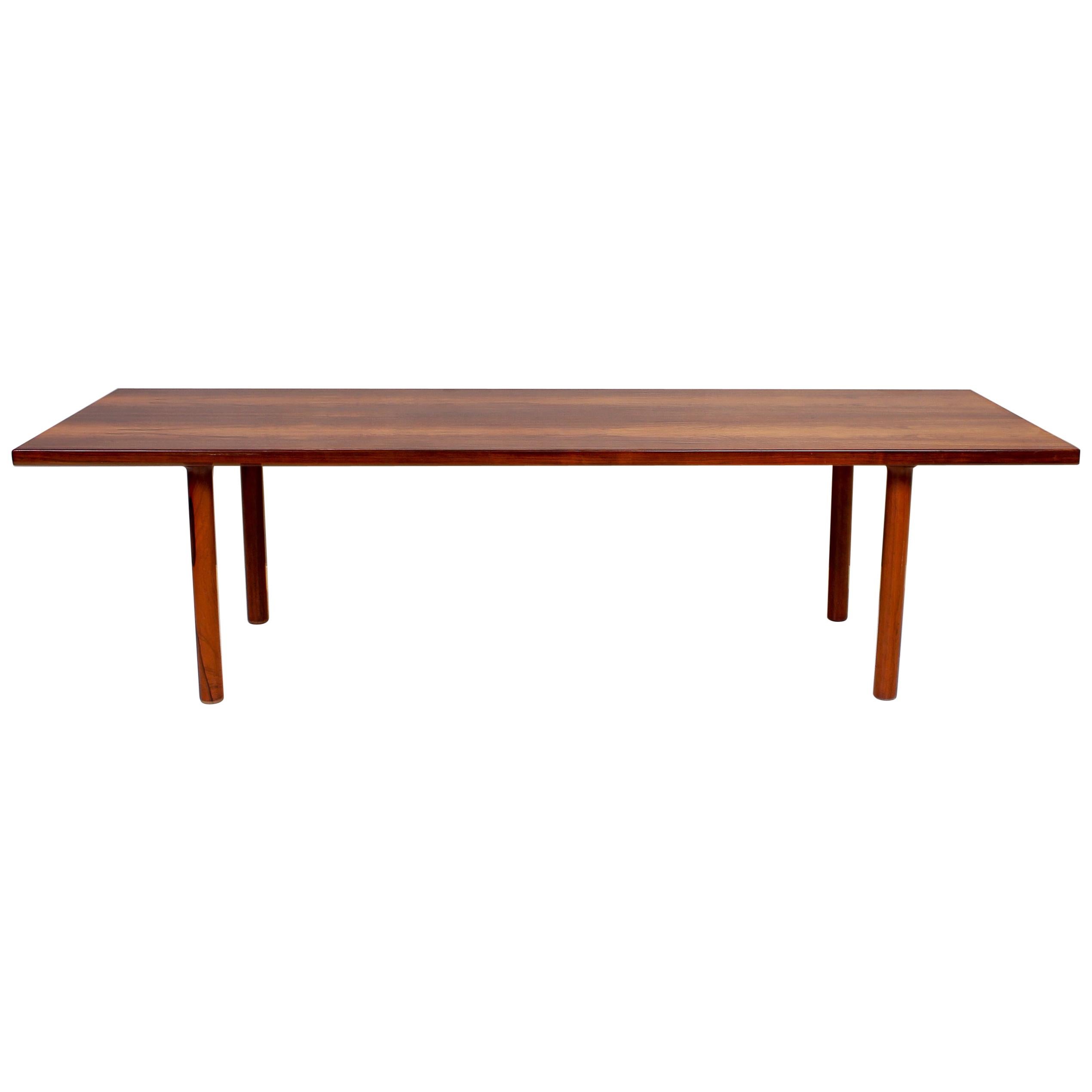 Hans J Wegner Rosewood Coffee Table by Andreas Tuck, 1950s For Sale