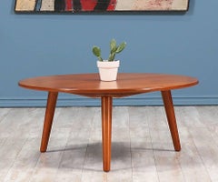 Hans J. Wegner Round Coffee Table for Andreas Tuck