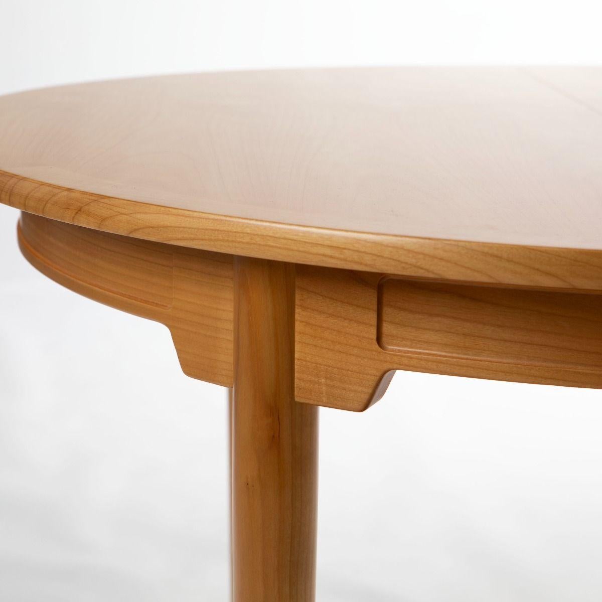 Table de salle à manger ronde PP76 en merisier de Hans J. Wegner en vente 7