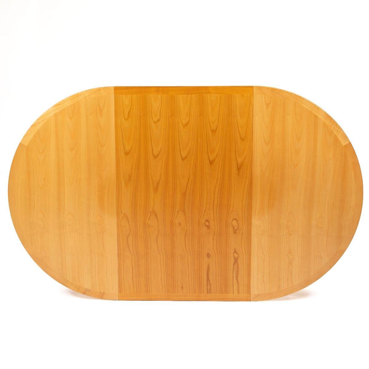 Table de salle à manger ronde PP76 en merisier de Hans J. Wegner en vente 1