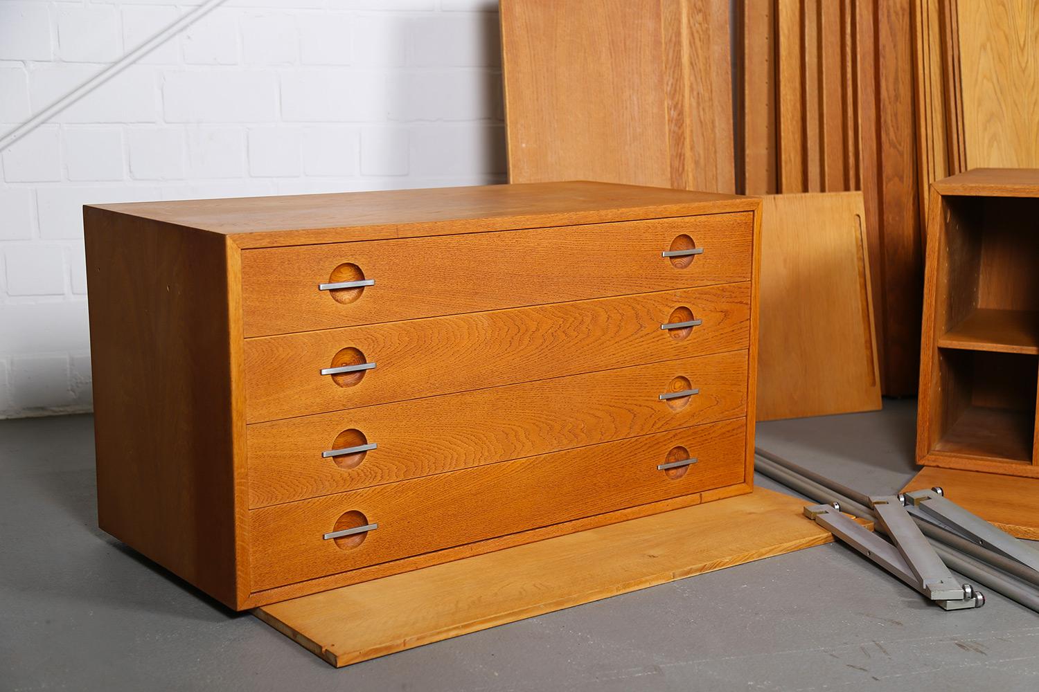 Hans J. Wegner RY-100 Shelving System Ry Møbler 60s Danish Design For Sale 1